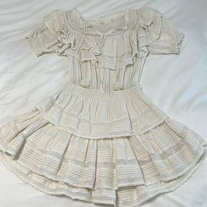 LoveShackFancy Dress - Size XS - Beige